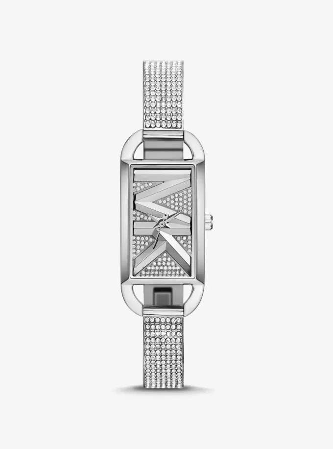 Zegarek Mini Empire Pavé w kolorze srebrnym na bransoletce Zegarek Mini Empire Pavé w kolorze srebrnym na bransoletce