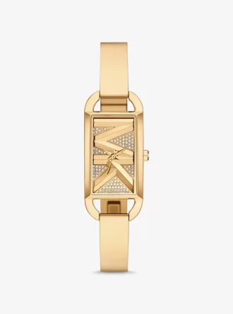 Zegarek Mini Empire Pavé w kolorze złotym z bransoletą