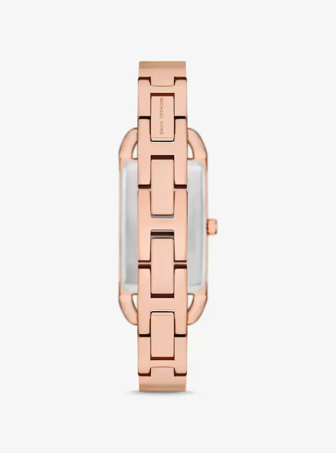 Zegarek Mini Empire Pavé z bransoletą w kolorze różowego złota Zegarek Mini Empire Pavé z bransoletą w kolorze różowego złota