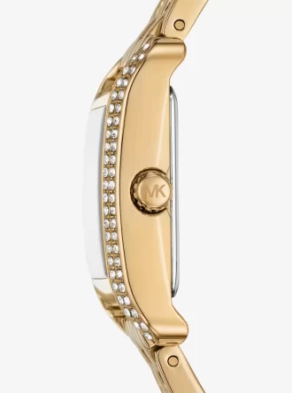 Zegarek Mini Monroe Pavé w kolorze złotym
