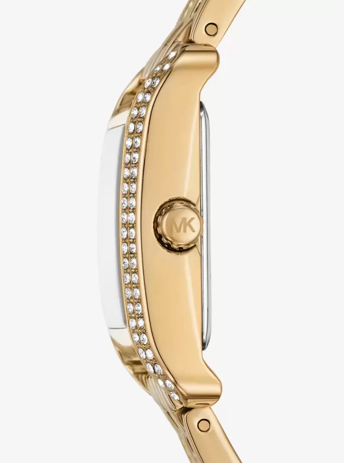 Zegarek Mini Monroe Pavé w kolorze złotym Zegarek Mini Monroe Pavé w kolorze złotym