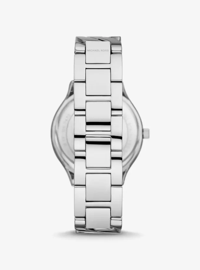Zegarek Slim Runway w kolorze srebrnym Curb-Link Zegarek Slim Runway w kolorze srebrnym Curb-Link