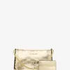 Zestaw prezentowy Jet Set Medium Metallic Logo Debossed Pochette i etui na karty Zestaw prezentowy Jet Set Medium Metallic Logo Debossed Pochette i etui na karty