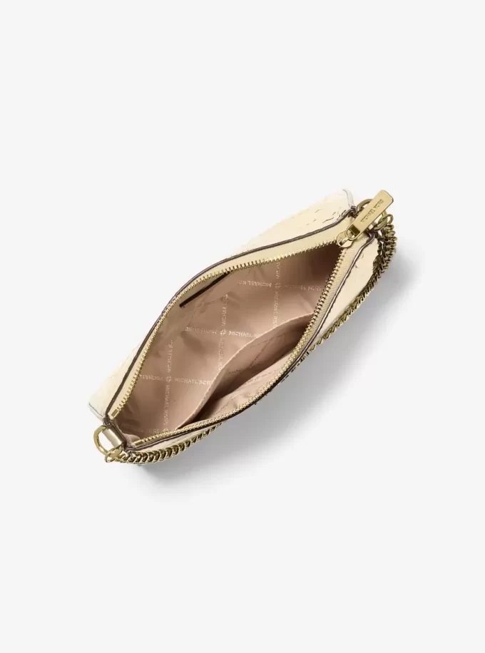 Zestaw prezentowy Jet Set Medium Metallic Logo Debossed Pochette i etui na karty Zestaw prezentowy Jet Set Medium Metallic Logo Debossed Pochette i etui na karty